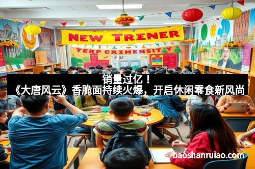 销量过亿！《大唐风云》香脆面持续火爆，开启休闲零食新风尚